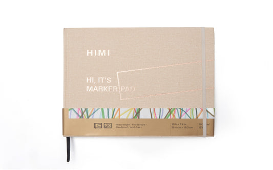 Miya Himi Block para Marcadores: 25.4x19.3 cm, 30 hojas, 200gr