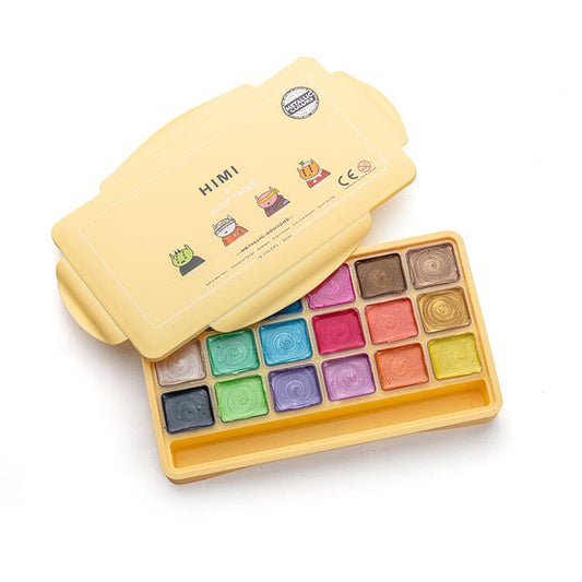 HIMI & ALIEN FRENS GOUACHE METÁLICO - Set 18 colores sin pinceles - 30ml Jelly Cup - Letters by Jess Shop 750