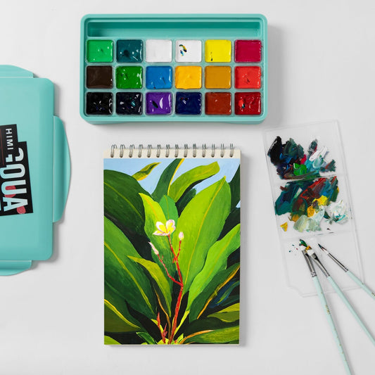 Himi Miya Gouache - Set 18 colores/30ml Jelly Cup + 3 pinceles - Letters by Jess Shop 1500