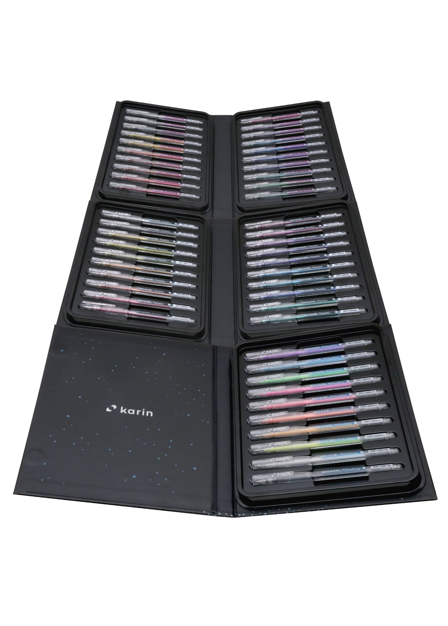 KARIN DECO GEL 1.0 COSMIC COLLECTION SET 50 colores + 10 Repuestos (STAR SPARKS, MILKY WAY Y METALLIC) - Letters by Jess Shop KARIN DECO GEL 1.0 COSMIC COLLECTION SET 50 colores + 10 Repuestos (STAR SPARKS, MILKY WAY Y METALLIC) - Letters by Jess Shop