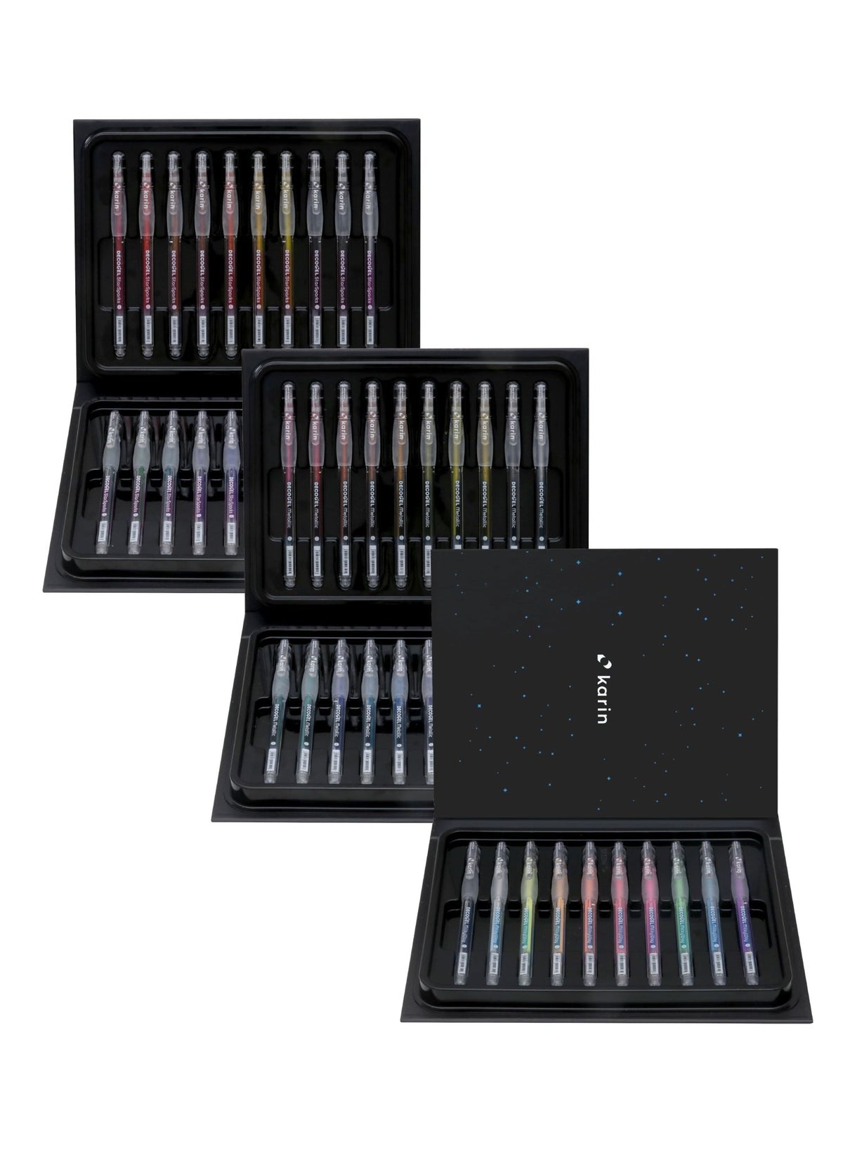 KARIN DECO GEL 1.0 COSMIC COLLECTION SET 50 colores + 10 Repuestos (STAR SPARKS, MILKY WAY Y METALLIC) - Letters by Jess Shop