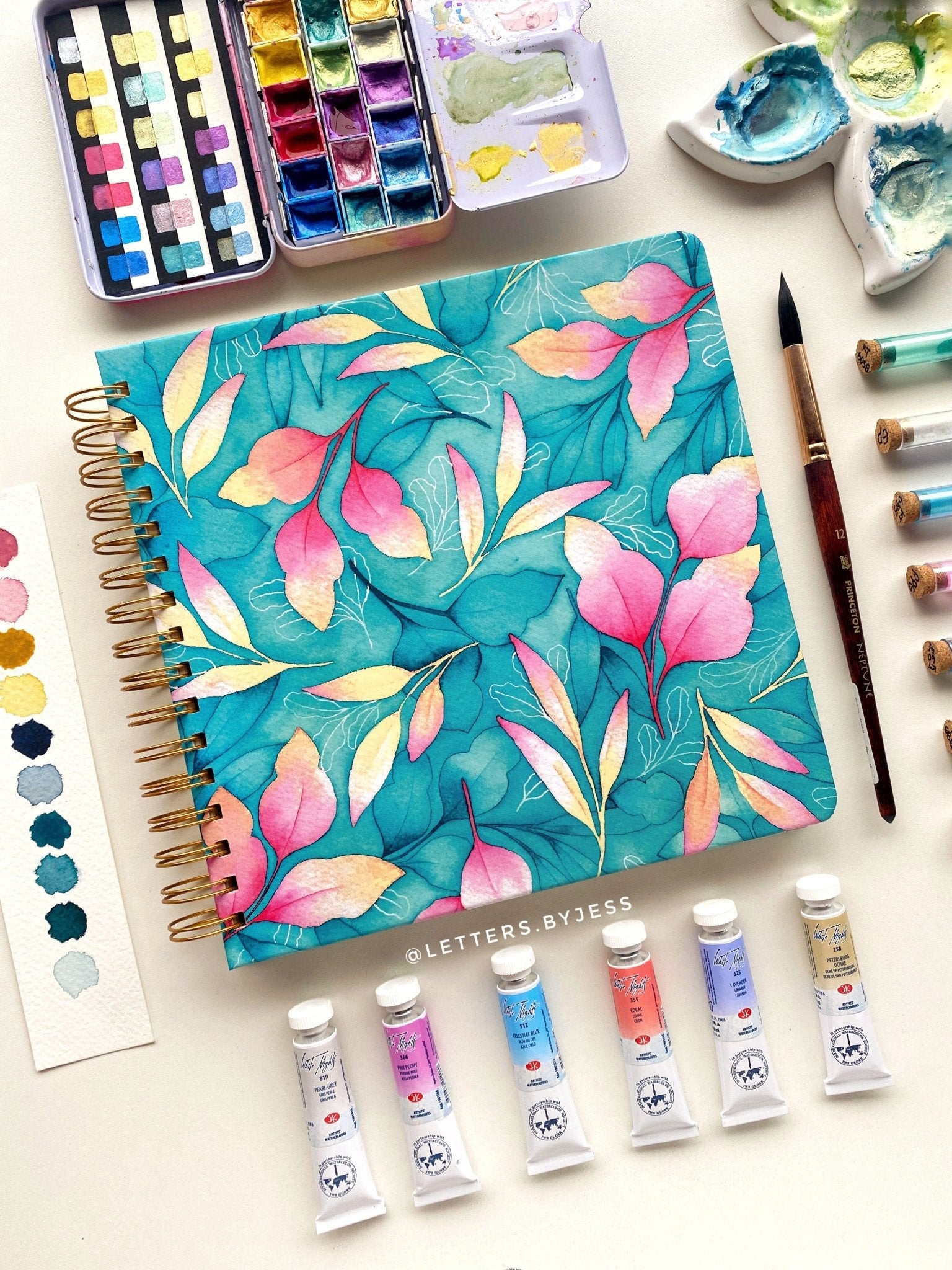 Libreta Acuarelable Fabriano 100% algodón Jardín Mágico - Letters by Jess - Letters by Jess Shop Libreta Acuarelable Fabriano 100% algodón Jardín Mágico - Letters by Jess - Letters by Jess Shop