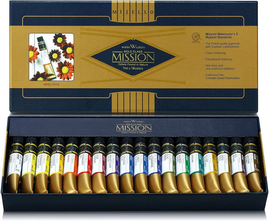 MIJELLO Mission Gold Set 18 colores/7ml - Letters by Jess Shop