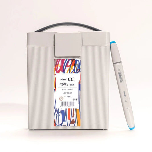 Miya Himi - CC Marcadores a base de alcohol: Set 32 colores doble punta inc. 1 blender (Punta Pincel + biselada) - Letters by Jess Shop