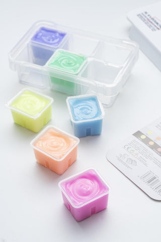 Miya Himi Gouache Jelly Cup: Set 6 colores que brillan en la oscuridad/23ml sin pinceles - Letters by Jess Shop Miya Himi Gouache Jelly Cup: Set 6 colores que brillan en la oscuridad/23ml sin pinceles - Letters by Jess Shop