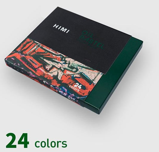 MIYA HIMI Óleo Pastel π Serie colores pasteles, 24colores - Letters by Jess Shop