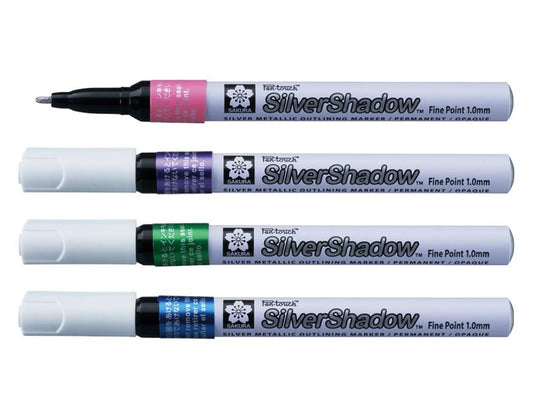 Pen Touch Silvershadow Outline 1,0mm (Sombra plateada) - Letters by Jess Shop