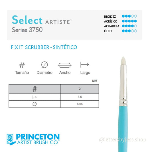 Pincel Princeton SELECT - FIX IT - Letters by Jess Shop