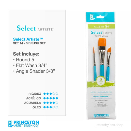 Princeton - SET 14 SELECT - 3 PIEZAS - Letters by Jess Shop