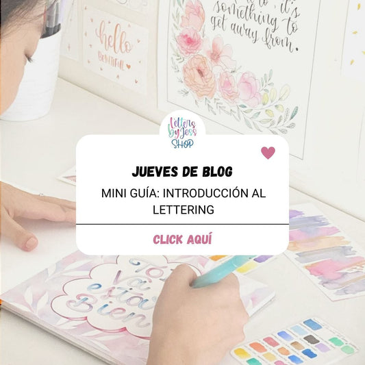 MINI GUÍA: Introducción al lettering - Letters by Jess Shop