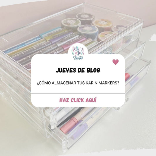 ¿Sabes cómo almacenar tus Karin Markers? - Letters by Jess Shop