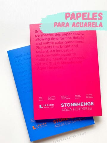 Papeles para acuarela - Letters by Jess Shop