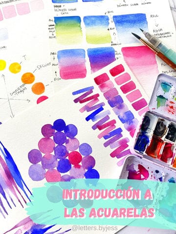 Taller Introducción a las acuarelas - Letters by Jess Shop