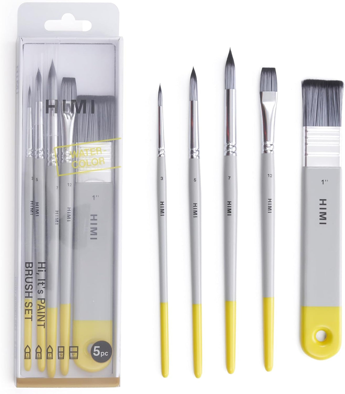Miya Himi: Set 5 pinceles acuarelables