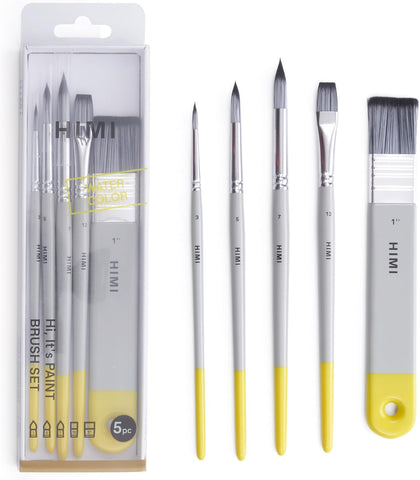 Miya Himi: Set 5 pinceles acuarelables