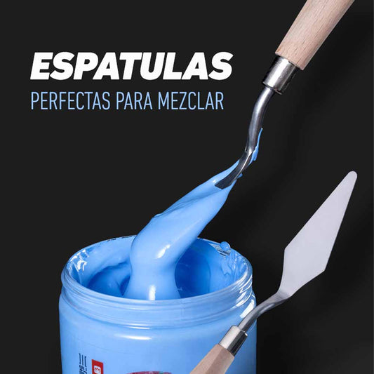 Miya Himi Accesorios: Espátula para pintura - Cabeza Plana (FLAT HEAD)