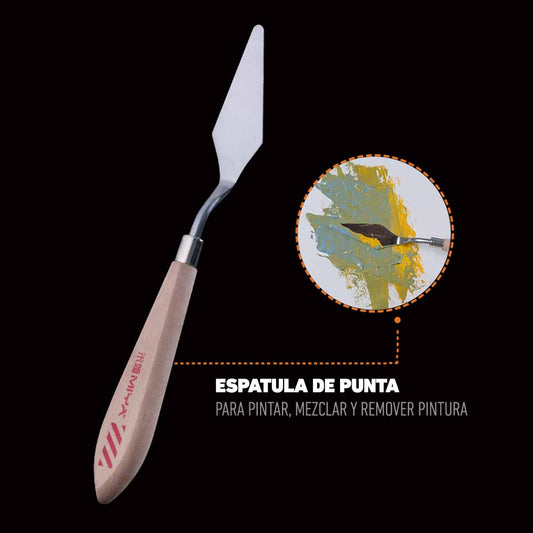 Miya Himi Accesorios: Espátula para pintura - Puntiaguda (POINTED)