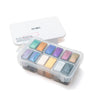 Miya Himi Gouache Twin Jelly Cup: Set 12 colores especiales (8 camaleónicos y 4 metálicos)