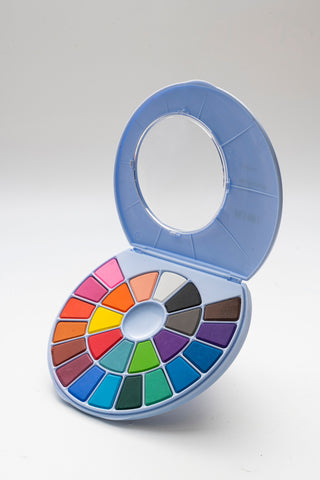 Miya Himi Acuarela sólida: Set 24 colores + pincel
