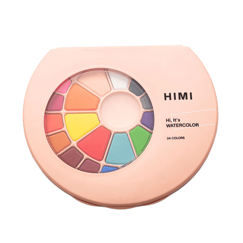 Miya Himi Acuarela sólida: Set 24 colores + pincel