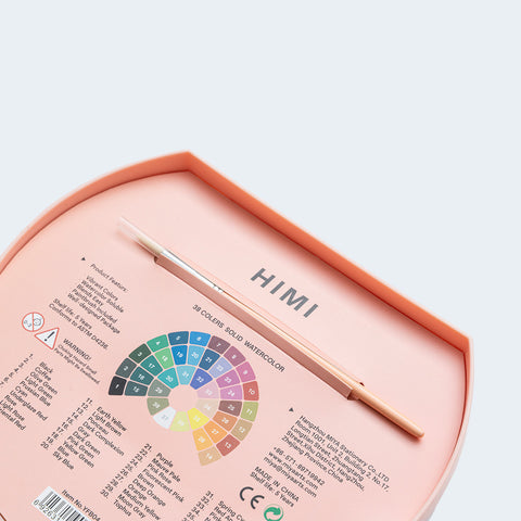 Miya Himi Acuarela sólida: Set 24 colores + pincel