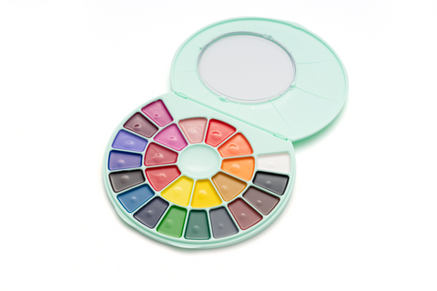 Miya Himi Acuarela Semi Húmeda: Set 24 colores + pincel