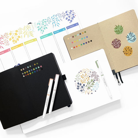 Archer & Olive - Acrylograph Pens Jewel Selection (x10) Marcadores Archer & Olive