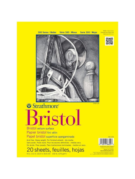 Block Papel Bristol Strathmore superficie Vellum - A4 - Serie 300 - Letters by Jess Shop