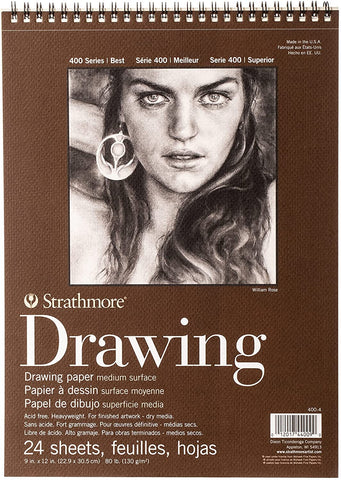 Block Strathmore Papel para Dibujo 130gr - A4 / A5 - Serie 400 papel Strathmore