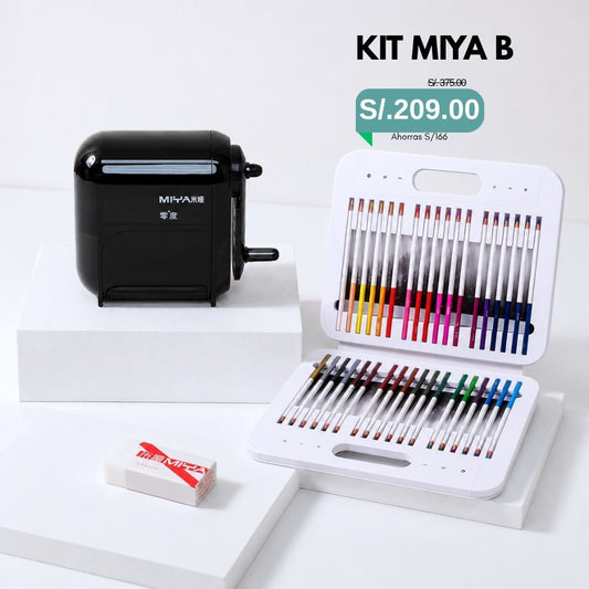 Kit Lápices Premium: Set Grande + Tajador + Borrador