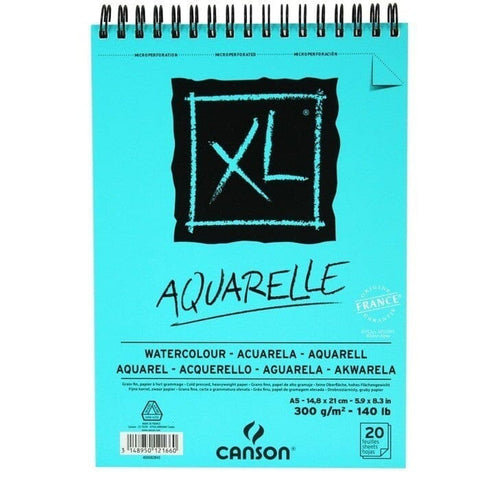 Canson Aquarelle XL (papel para acuarela) block hojas, papeles de arte, libreta Canson