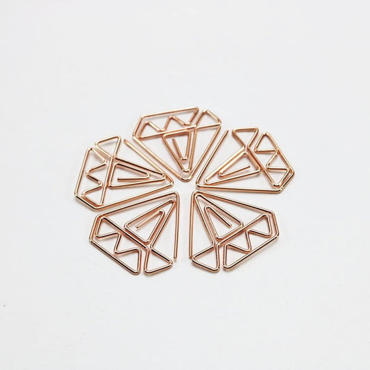 CLIP MARCADOR DE LIBRO DIAMANTE - 8 CLIPS - YUNA LUNA - Letters by Jess Shop
