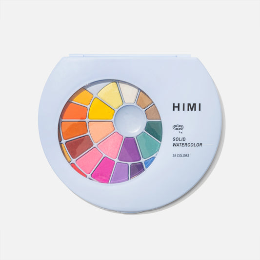Miya Himi Acuarela sólida: Set 38 colores + pincel