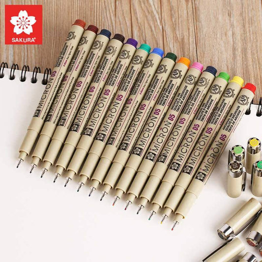 Estilografo Pigma Micron 0.5 mm - 14 Colores - Letters by Jess Shop
