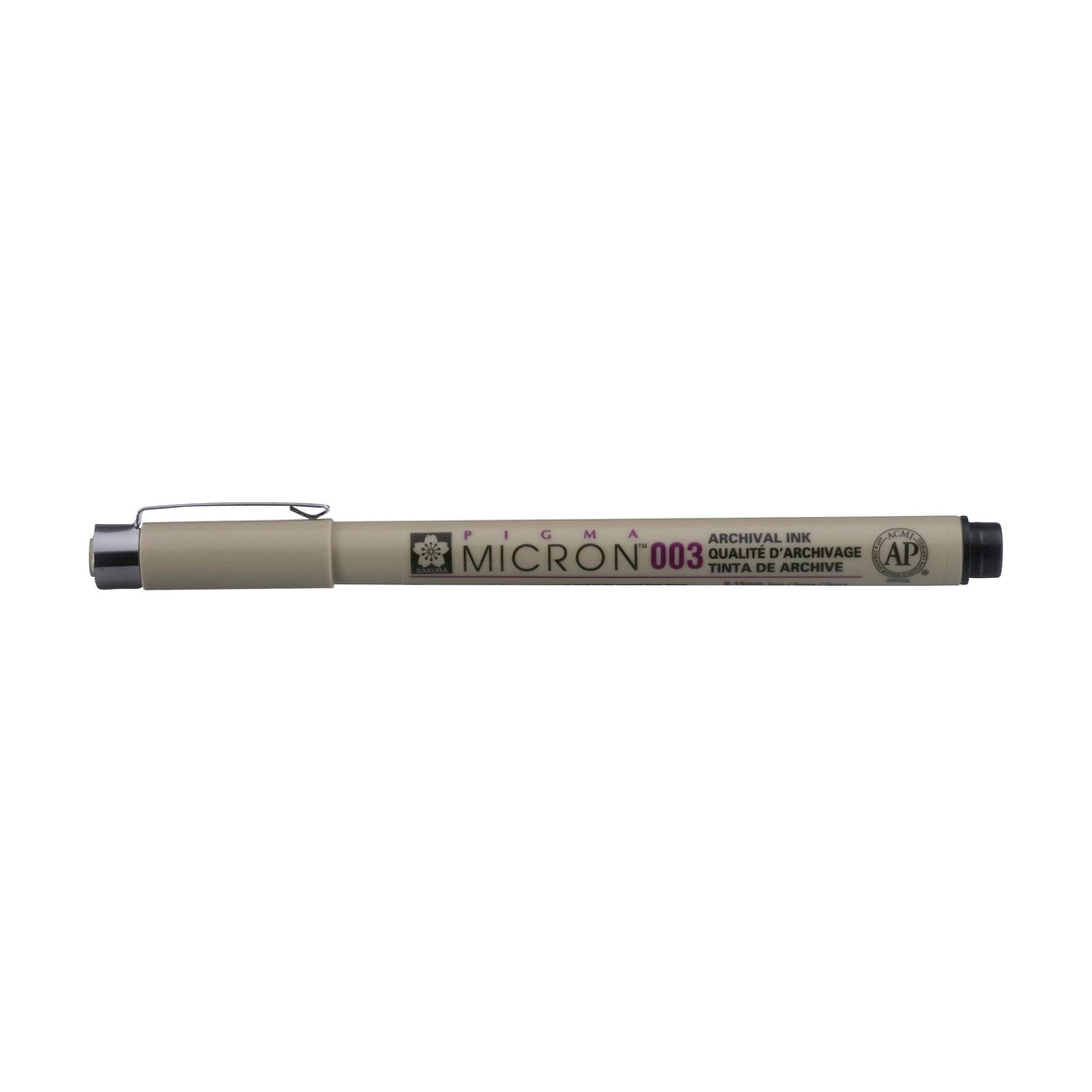 Estilografo Pigma Micron Sakura negro (por unidad) marcadores, estilografos, plumones, lapiceros Sakura