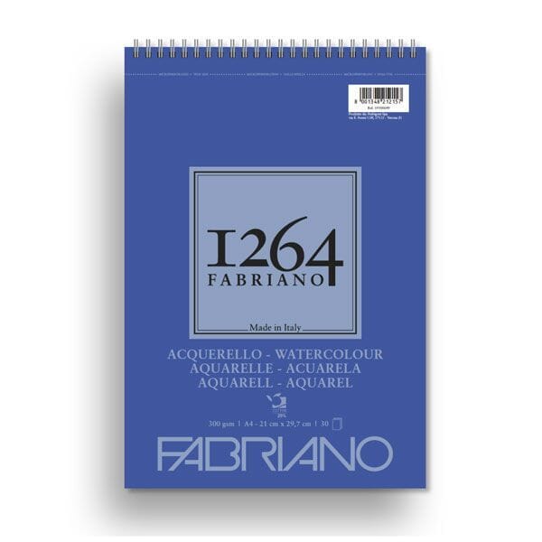 Fabriano 1264 Acuarela 25 % Algodón A4-A5 - Letters by Jess Shop