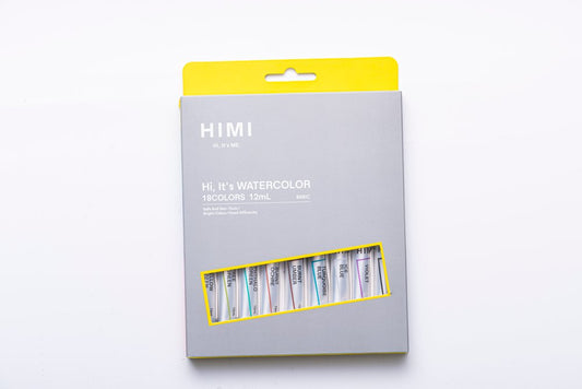 HIMI Acuarela en tubo - Set 18 colores/12ml - Nueva presentación - Letters by Jess Shop