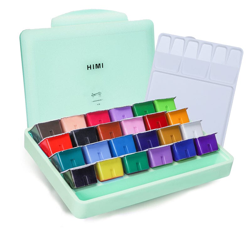 Himi Miya gouache - set 24 colores/30ml jelly cup - Letters by Jess Shop