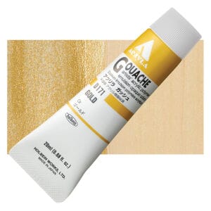 HOLBEIN Acryla Gouache Gold 20ml - Letters by Jess Shop