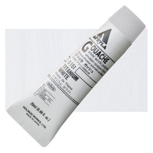 HOLBEIN Acryla Gouache Titanium White 20ml - Letters by Jess Shop