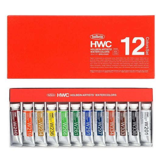 HOLBEIN Acuarelas Set 15ml 12 colores - Letters by Jess Shop