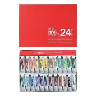 HOLBEIN Acuarelas Set 15ml 24 colores - Letters by Jess Shop