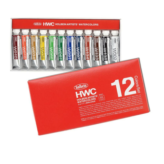 HOLBEIN Acuarelas Set 5ml 12 colores - Letters by Jess Shop