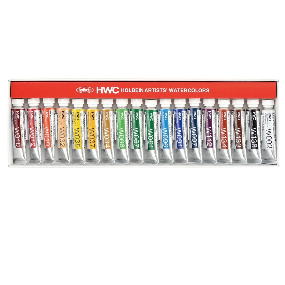 HOLBEIN Acuarelas Set 5ml 18 colores - Letters by Jess Shop