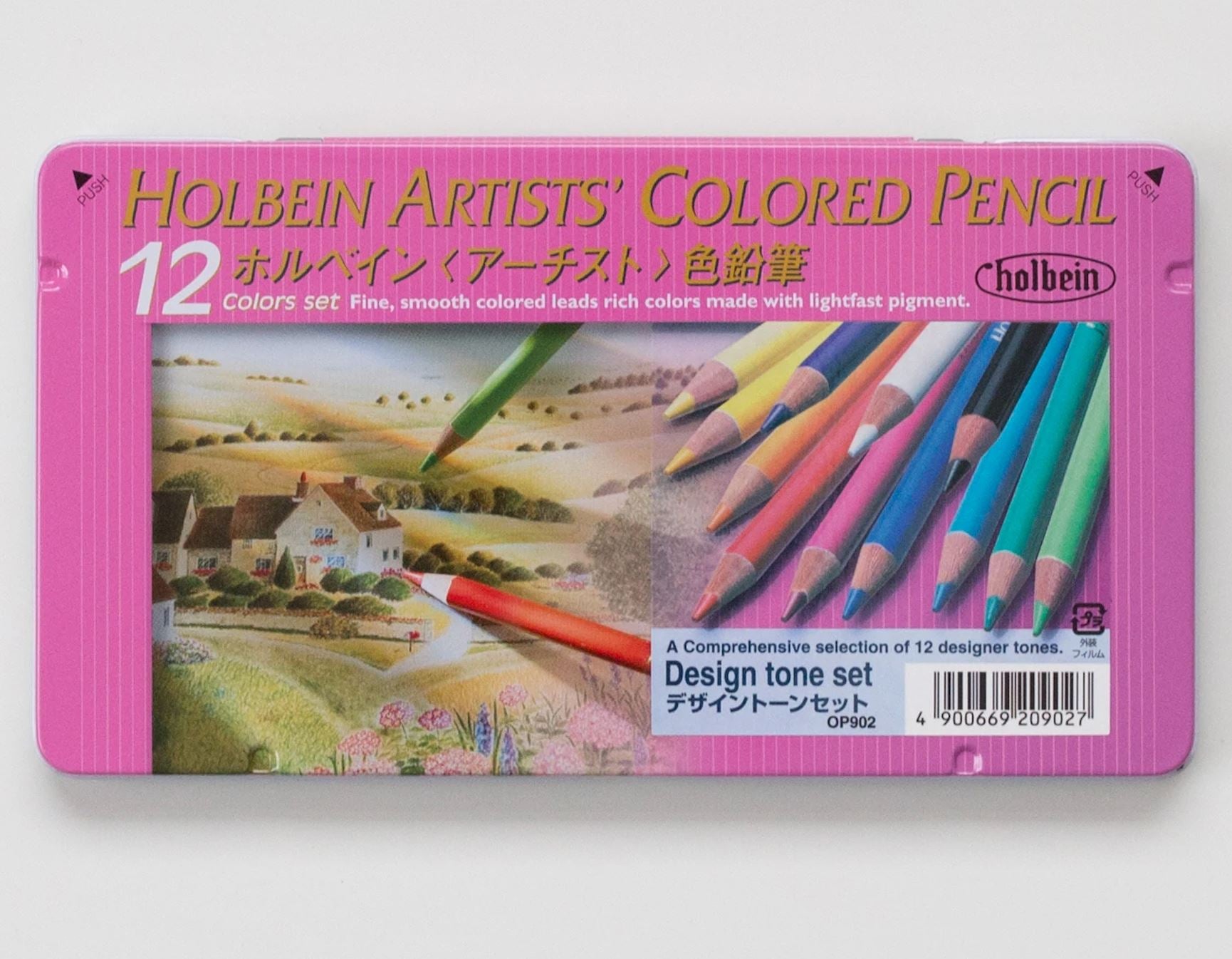 HOLBEIN Lápices de colores Set 12 colores / Modelo design LAPICES DE COLORES Holbein