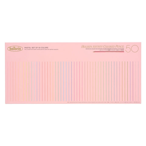 HOLBEIN Lápices de colores Set 50 colores - Pastel - Letters by Jess Shop