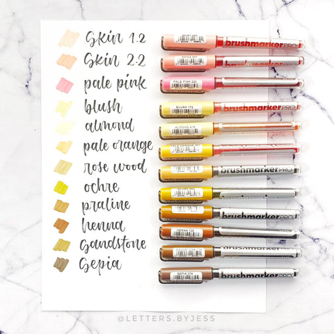 Karin Brush Markers PRO - Colores unitarios marcadores, estilografos, plumones, lapiceros Karin