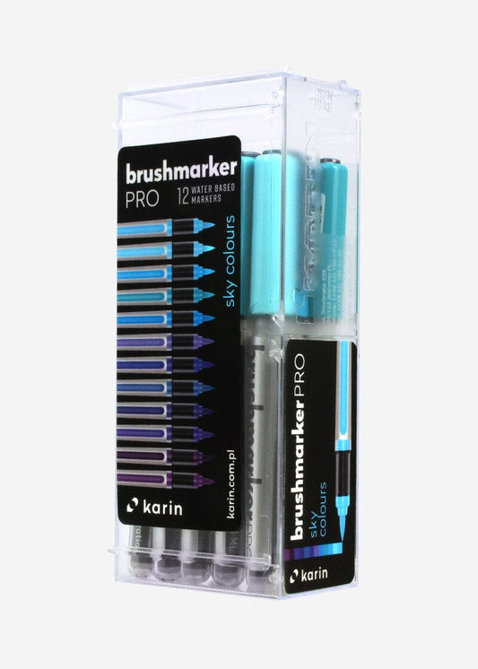 Karin Brush Markers PRO - Set de 12 Sky Colors - Letters by Jess Shop
