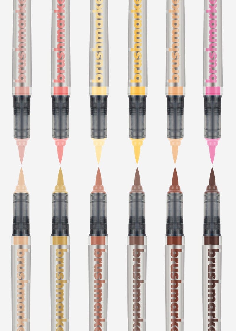 Karin Brush Markers PRO - Set de Skin Colors marcadores, estilografos, plumones, lapiceros Karin