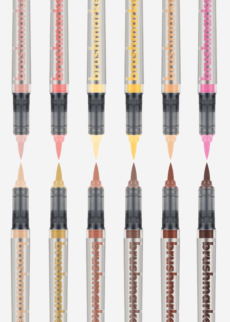 Karin Brush Markers PRO - Set de Skin Colors - Letters by Jess Shop